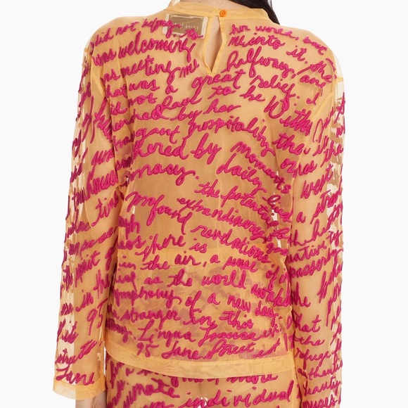 Lingua Franca embroidered top - Picture 4 of 8